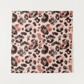 Druckmuster für Leoparden Wandteppich (Vorderseite (Horizontal))