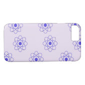 Druckmuster für lila Atome Case-Mate iPhone Hülle (Rückseite (Horizontal))