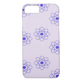 Druckmuster für lila Atome Case-Mate iPhone Hülle (Rückseite)