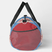 Druckmuster für traditionelle Blumenblöcke Duffle Bag (Rechts)