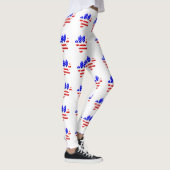 Druckmuster für US-Flaggen Leggings (Rechts)