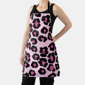 Druckmuster in Rosa und Schwarz-Leopard Schürze (InSitu)