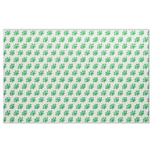 Druckmuster mit grünem Paw Stoff (Fat Quarter (45,7 x 55,9 cm))