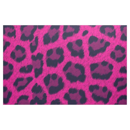 Druckmuster mit rosa Leopard Stoff (Fat Quarter (45,7 x 55,9 cm))