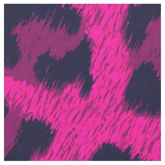 Druckmuster mit rosa Leopard Stoff (Nahaufnahme)