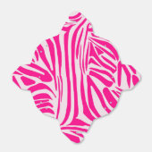 Druckmuster mit rosa Zebrastreifen Geschenkschachtel (Ungefaltet)