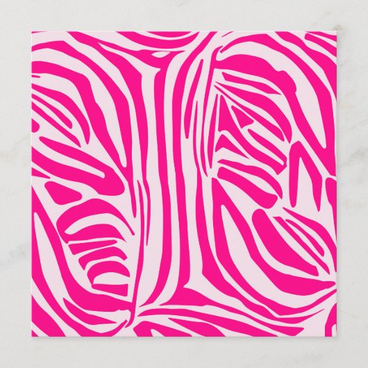 Druckmuster mit rosa Zebrastreifen Programm (Vorderseite)