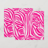 Druckmuster mit rosa Zebrastreifen Programm (Vorne/Hinten)