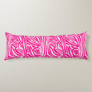 Druckmuster mit rosa Zebrastreifen Seitenschläferkissen