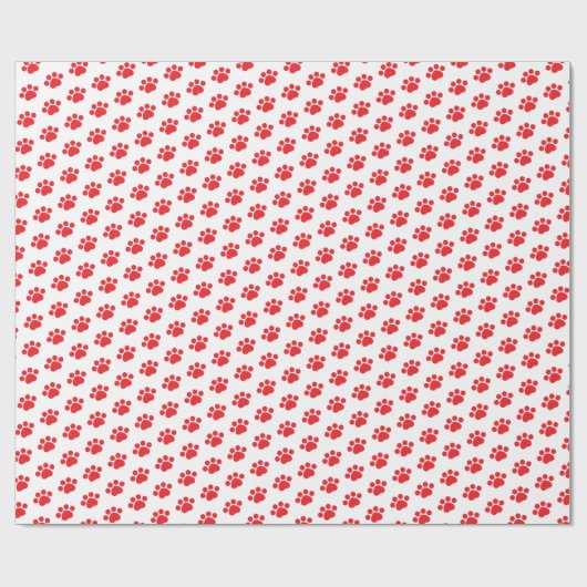 Druckmuster mit roter Farbe Geschenkpapier (Flach)