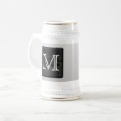 Druckmuster-und Gewohnheits-Buchstabe. Bierglas (Vorderseite Links)