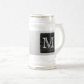 Druckmuster-und Gewohnheits-Buchstabe. Bierglas (VorderseiteRechts)