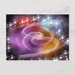 Druckmusterhintergrund-Entwurf buntes diy Postkarte