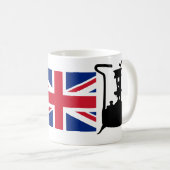 Druckofen von Union Jack und Paraffin Kaffeetasse (VorderseiteRechts)