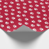Druckpapier mit roter und weißer Paste Geschenkpapier (Ecke)