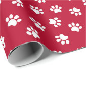 Druckpapier mit roter und weißer Paste Geschenkpapier (Rolleneckpunkt)