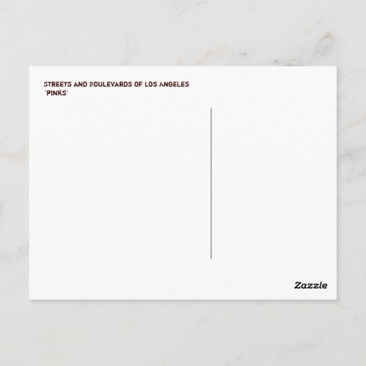 Druckpinke - Postkarte (Rückseite)