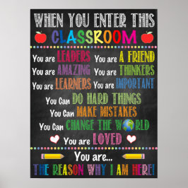Druckplakat der Klasse Poster