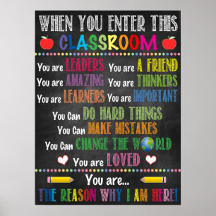 Druckplakat der Klasse Poster