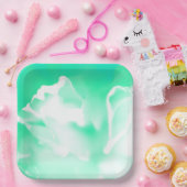 Druckplatte für die blaue Blume Pappteller (Party)