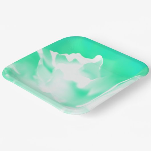 Druckplatte für die blaue Blume Pappteller (Gewinkelt)