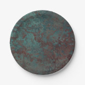 Druckplatte "Kupfer" Pappteller (Vorderseite)