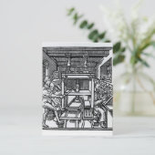 Druckpresse Postkarte (Stehend Vorderseite)