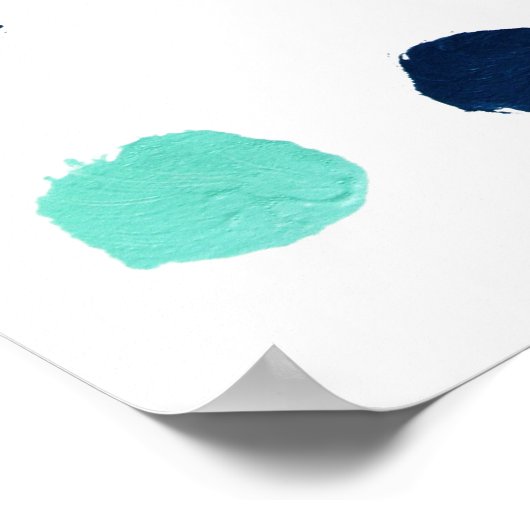 Druckpunktmalerei Poster (Ecke)