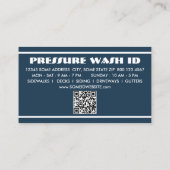 Druckreiniger mit QR-Code Treuekarte (Rückseite)
