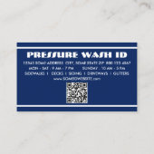 Druckreiniger mit QR-Code Treuekarte (Rückseite)