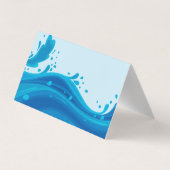 Druckreinigung | Arbeitnehmer | Seifenblasen Visitenkarten (Rückseite)