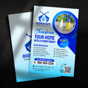 Druckreinigung Hausreinigung Druckreinigung Flyer