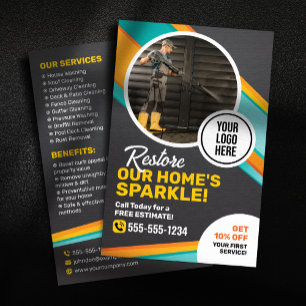 Druckreinigung Hausreinigung Hochdruckreinigung Se Flyer