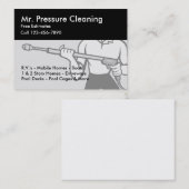 Druckreinigung und Sandstrahlen Visitenkarte (Vorne/Hinten)