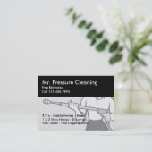 Druckreinigung und Sandstrahlen Visitenkarte (Stehend Vorderseite)