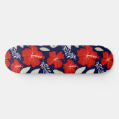 Druckschrift für hawaiianischen Hibiskus Skateboard (Horizontal)
