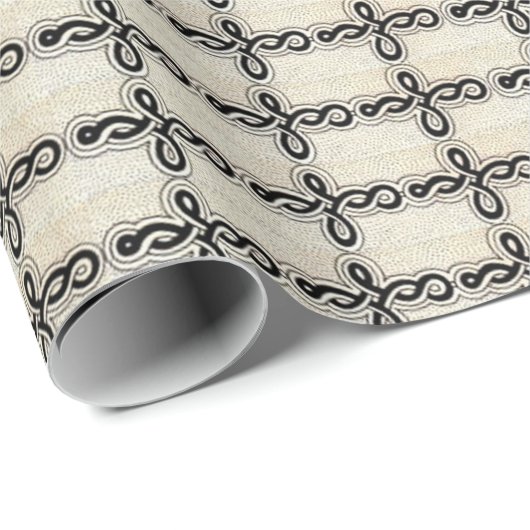 Druckschrift Geschenkpapier (Rolleneckpunkt)
