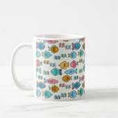 Druckschule für Fischblöcke Kaffeetasse (Links)