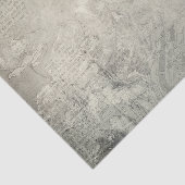 Druckseite mit beeindruckenden weißen Blume Seidenpapier (Ausschnitt)