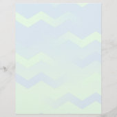 Druckskala für blaue und grüne Zickzack Stationeri Briefbogen (Rückseite)