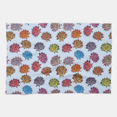 Druckspikes Rose, modernes Blumenmuster Geschirrtuch (Horizontal)