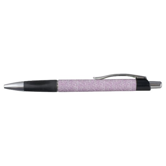 Druckstift mit floraler Swirl Kugelschreiber (Oberseite)