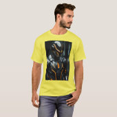 DRUCKT T SHIRT YELLOW (Vorne ganz)