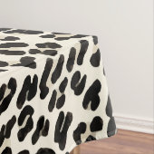 Drucktablett mit individualisiertem Leopard Tischdecke (Beispiel)