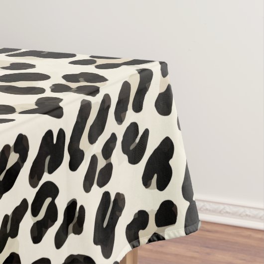 Drucktablett mit individualisiertem Leopard Tischdecke (Beispiel)