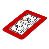 Drucktaste, Bacon empfangen Magnet (Linke Seite)