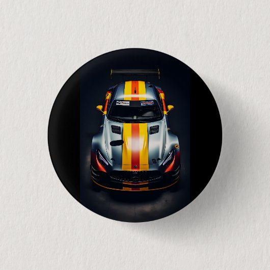Drucktaste für farbiges Matte Race Car Button (Vorderseite)