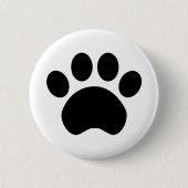 Drucktaste niedlich Paw Button (Vorderseite)