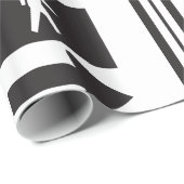 Drucktaste zum Überqueren von Signalen Geschenkpapier (Rolleneckpunkt)