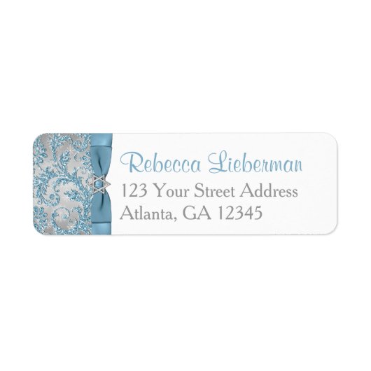 DRUCKTE BOW Winter Wonderland Rücksendeadresse (Vorne)